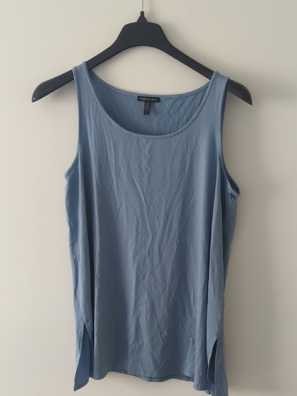 Eileen Fisher Tank Top Size Medium Lyocell Spandex Summer Vacation Beach Resort